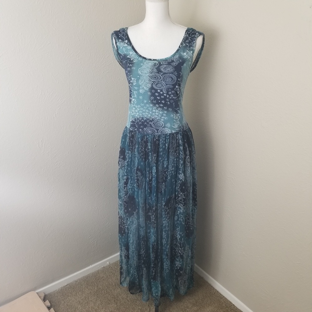 Jasmine By K.V.M. Gauzy Bohemian Dress